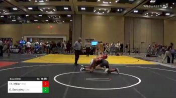 Match - Kai Miller, Mingus Mountain Wrestling Club vs Emilio Gonzales, Vcwa