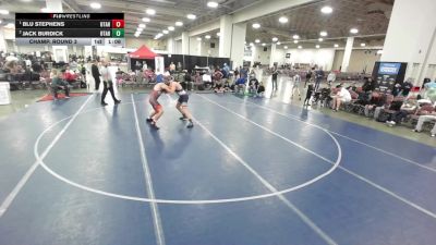 165 lbs Champ. Round 3 - Blu Stephens, Utah vs Jack Burdick, Utah
