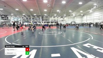100 lbs Quarterfinal - Jax Sgrulletta, Refinery WC vs John Woodall, Franklin