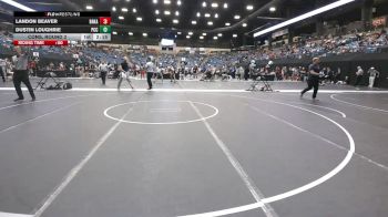 149 lbs Cons. Round 2 - Dustin Loughrie, Pratt Community College vs Landon Beaver, Baker (Kan.)