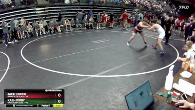 160 lbs Quarterfinals (8 Team) - Jack Linder, Minnesota Gold vs Kash Kirby, Oklahoma Elite