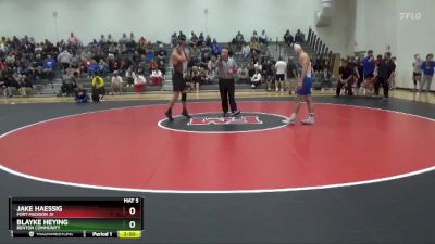 165 lbs Round 2 - Blayke Heying, Benton Community vs Jake Haessig, Fort Madison JV