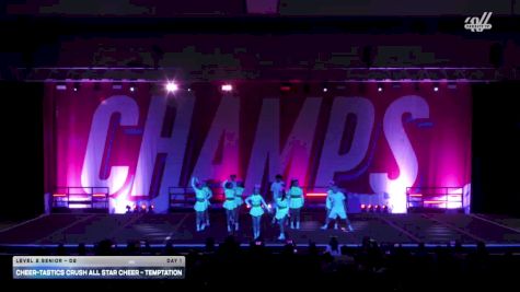 Cheer-tastics Crush All Star Cheer - Temptation [2025 L2 Senior - D2 Day 1] 2025 CHAMPS Grand Nationals