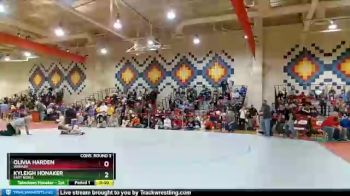 106 lbs Cons. Round 3 - Olivia Harden, Wabash vs Kyleigh Honaker, East Noble