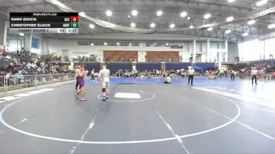 149 lbs Champ. Round 2 - Christopher Gliaos, Hunter vs Darik Soucia, Onondaga Community College