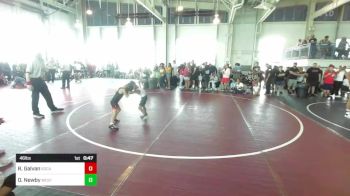 46 lbs Quarterfinal - Roman Galvan, SoCal Grappling vs Oakley Newby, Westlake