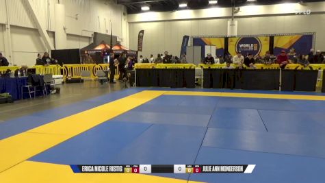 Julie Ann Mongerson vs Erica Nicole Ristig 2024 World IBJJF Jiu-Jitsu No-Gi Championship