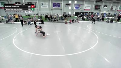 Junior Boys - 113 lbs Champ. Round 1 - Preston Morrison, Fitz Wrestling Academy vs Ashdyn Densley, Carbon Wrestling Club