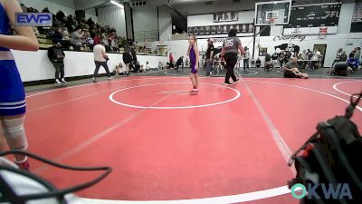 62-67 lbs Rr Rnd 4 - Brooklin Robinson, Claremore Wrestling Club vs Acelynn Hauenstein, Pryor Tigers