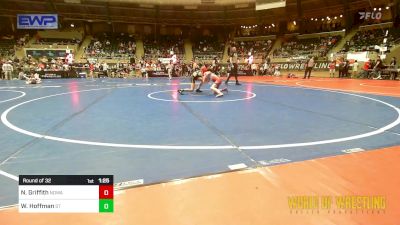 76 lbs Round Of 32 - Nicholas Griffith, North Desoto Wrestling Academy vs Walker Hoffman, Steller Trained