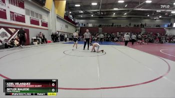106 lbs Champ. Round 3 - Skyler Bialecki, Yuma Catholic vs Aziel Velasquez, American Leadership Academy Gilbert