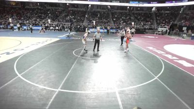 II-126 lbs Champ. Round 2 - Dylan Newman, Falconer/Cassadaga Valley vs Colin Logalbo, Little Falls