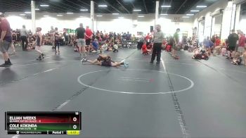 72 lbs Round 2 (4 Team) - Elijah Weeks, Quaker Nation Black vs Cole Kokinda, Revolution Elite