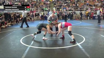 117 lbs Cons. Semi - Morgan Marine, Eastwood Eagles (EWO3) vs Brianna Popovich, Cuyahoga Falls