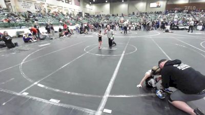 43 lbs Consi Of 16 #2 - Mateo Quintero, Fernley Wrestling Club vs Cooper Bradford, Run To Danger