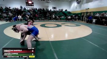 132 lbs 3rd Place Match - Sabastian Warfield, Kempsville vs Ashton Campos, Floyd Kellam
