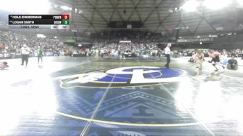 Boys 1B/2B 175 Cons. Semi - Kole Zimmerman, Pomeroy vs Logan Smith, Goldendale