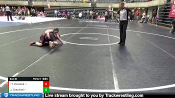 105 lbs Round 5 - Thomas Vanasek, New Prague vs Jayce Drechsel, Fergus Falls