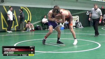 132 lbs Cons. Round 5 - Jesse Badiu, Buckeye (Medina) vs Tommy Gibbs, Brownsburg High School