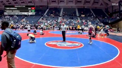 1A-175 lbs Cons. Round 3 - Miguel Harrell, Jeff Davis HS vs Levi Kendall, Social Circle