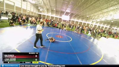 43 lbs Semifinal - Lyam McKee, Uintah Wrestling vs Kai Fusco, Bonners Ferry WC