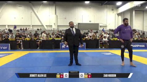 Zaid Hussein vs Jerhett Allen Lee 2025 World IBJJF Jiu-Jitsu No-Gi Championship