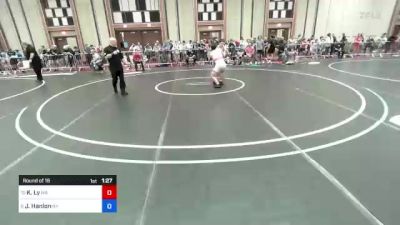 126 lbs Round Of 16 - Kai Ly, Ma vs Jacob Hanlon, Ny