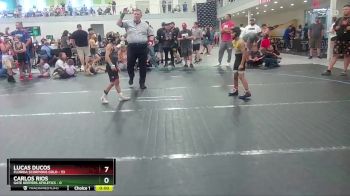 56 lbs Round 2 (10 Team) - Lucas Ducos, Florida Scorpions Gold vs Carlos Rios, Gate Keepers Athletics