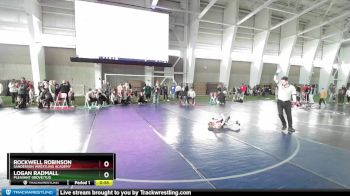 42 lbs Quarterfinal - Logan Radmall, Pleasant Grove/TUG vs Rockwell Robinson, Sanderson Wrestling Academy