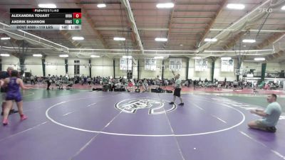 119 lbs Rr Rnd 3 - Alexandra Touart, Urbana Hawks vs Andrik Shannon, Front Royal Wrestling Club