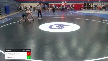 160 lbs Pigtails - Moses Pinkevich, South Side vs Ethan Miller, Greensburg Salem