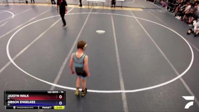 74 lbs Round 2 - Jaxsyn Walk, IA vs Gibson Engelkes, IA