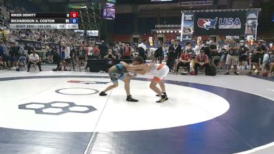 120 lbs Cons. Rd Of 64 - Riker Dewitt, Iowa vs Richardson A. Coston, Washington