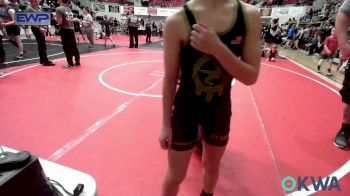 96 lbs Rr Rnd 4 - Daniel Fernandes, Lincoln Christian vs Carson Bowline, Coweta Tiger Wrestling