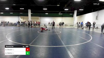 120 lbs Round Of 64 - Aj Stover, NJ vs Adam Mattin, OH