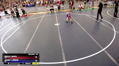 63 lbs Quarterfinal - Ripley Smith, MN vs Henry Lorenz, WI