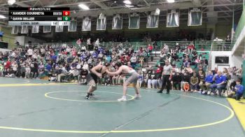 157 lbs Cons. Semi - Gavin Miller, Ontario High School vs Xander Courneya, Brighton