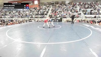 U20 Women - 59F Champ. Round 2 - Bella Williams, OK vs Aubre Krazer, PA