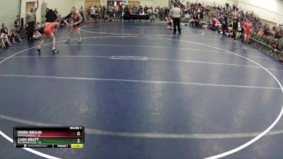 95 lbs Round 4 (6 Team) - Cash Bratt, Oklahoma Elite vs Owen Braun, North Dakota 1