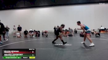 140 lbs Round 5 (10 Team) - Miranda Lencrecrot, Pedraza Wrestling vs Kelson Newman, Grindhouse