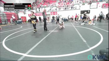 85 lbs Quarterfinal - Anthony Stewart II, Del City Little League Wrestling vs Avery Ashley, Hinton Takedown Club