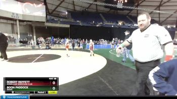 70 lbs 2nd Place Match - Boon Paddock, NWWC vs Robert Reffett, Moses Lake Wrestling Club