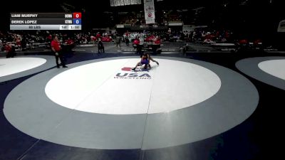 88 lbs Liam Murphy, OCWA - Orange County Wrestling Association vs Derek Lopez, KTWA-Kings-Tulare Wrestling Association