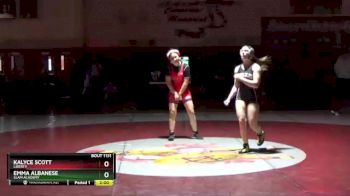 116 lbs Round 5 - Kalyce Scott, Liberty vs Emma Albanese, SLAM Academy