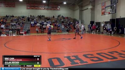 149 lbs Semifinal - Dylan Brown, Northeast Oklahoma vs Eric Cain, Colby Community College
