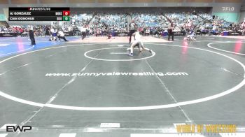 80 lbs Consi Of 8 #1 - AJ Gonzalez, Monster Garage vs Cian Donohue, Dixon Youth Wrestling Club