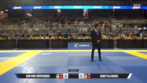 Nancy Ella Garcia vs Erin Lynsy Superticioso 2025 Pan Kids Jiu-Jitsu IBJJF Championship