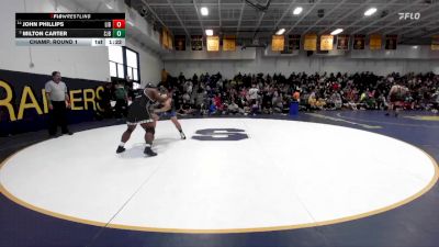 285 lbs Champ. Round 1 - Milton Carter, St. John Bosco vs John Phillips, Liberty (Winchester)