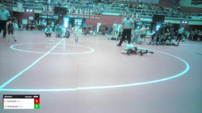 10U - 49/53 Quarters - Uriah Rodriguez, Wawasee Wrestling Club vs Christian Nordyke, Region Wrestling Academy