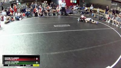 70 lbs Round 5 (6 Team) - Zayne Flaskey, Minnesota Gold vs Lucas Allison, Nebraska Black